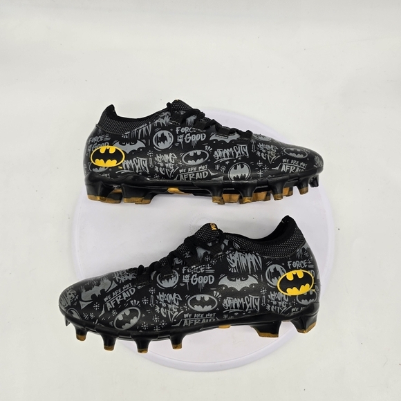 Phenom Elite Shoes Men 5.5 Batman Football Cleats Velocity 2.0 - Picture 7 of 10